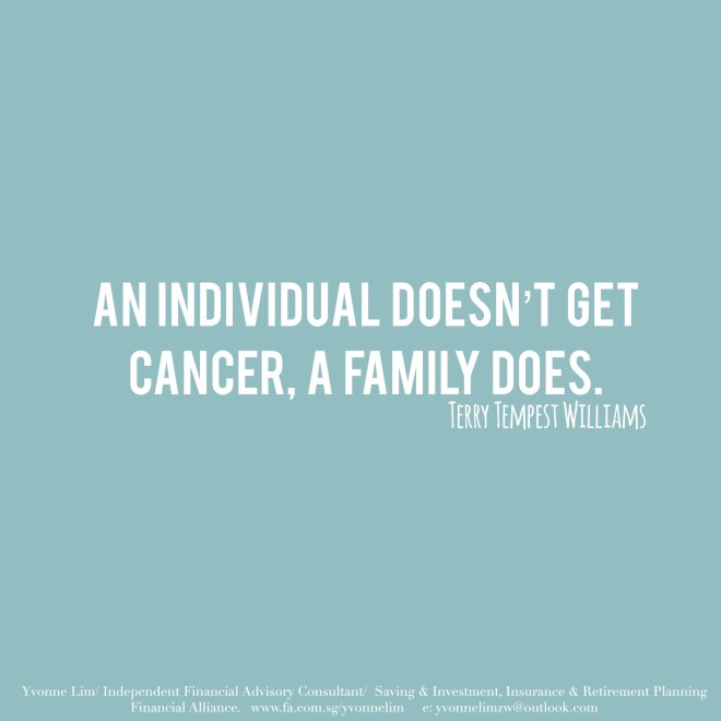 2014-05-15 An individual does not get cancer a family does